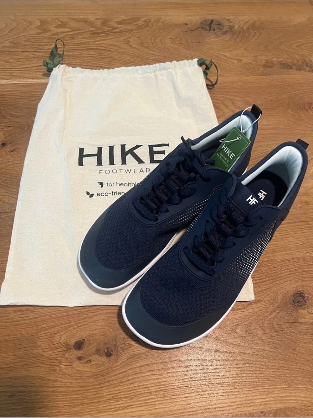 Hike Footwear HF Stride Blue Barefoot Lace Up Sneakers Women 9-9.5 EU 40 NWT